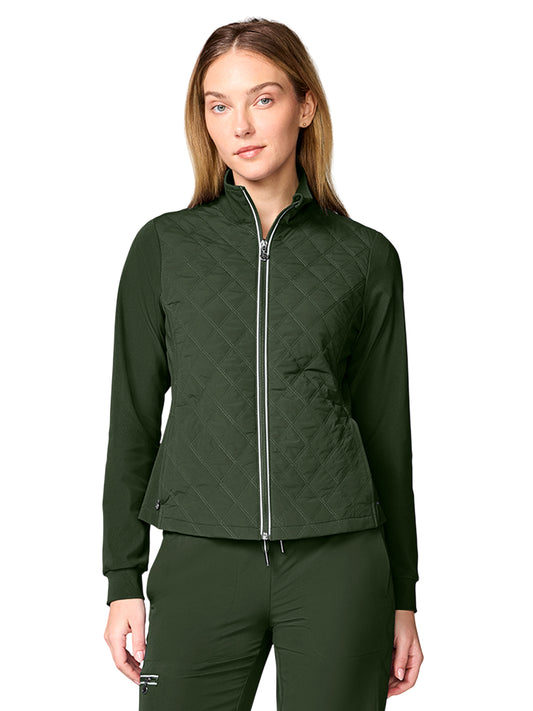 Women's 3-Pocket Quilted Jacket - 00016 - Dark Pine