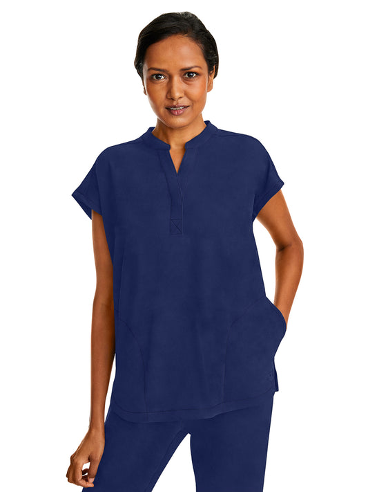 Women's 2-Pocket Journey Relaxed Fit Top - 2152 - Navy