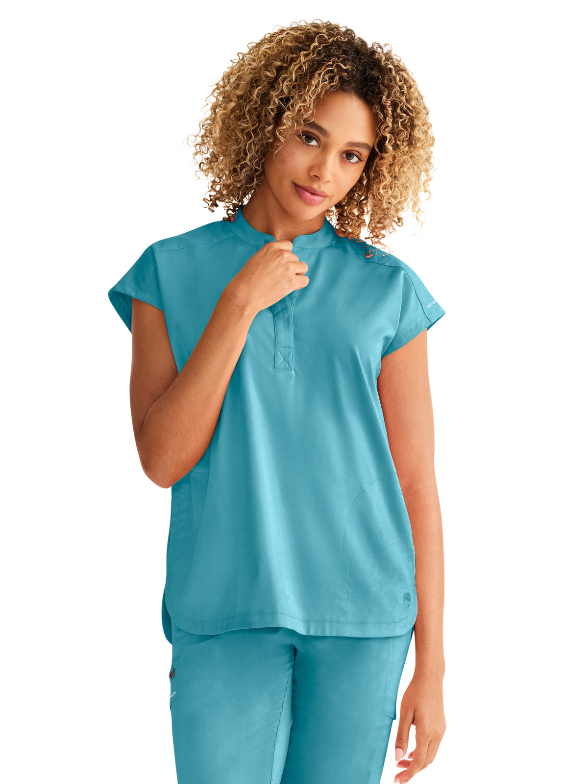 Women's 2-Pocket Journey Relaxed Fit Top - 2152 - Spectra Blue