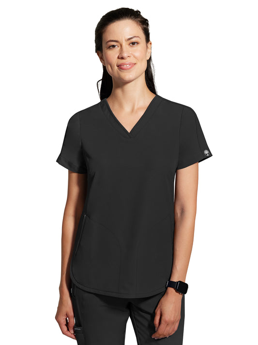 Women's 2-Pocket Skyler Moisture Wicking Top - 2285 - Black