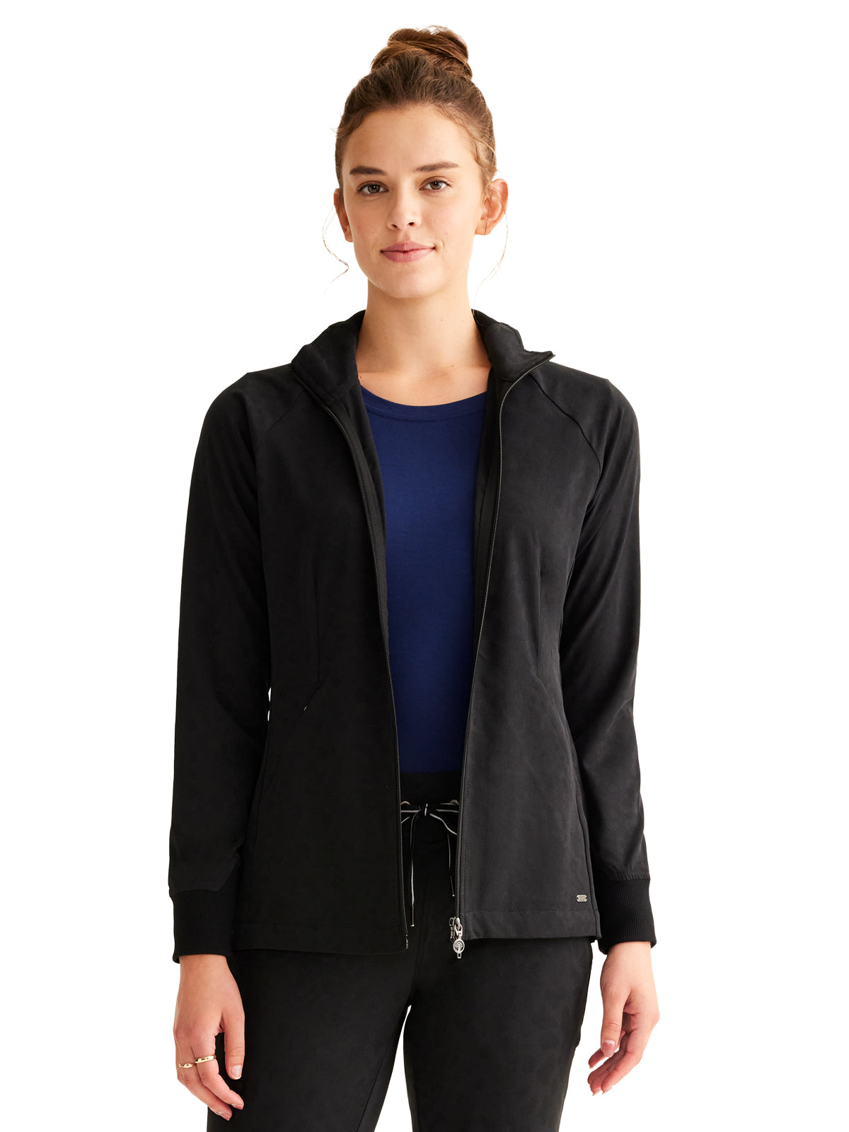 Women's 2-Pocket Devon Camo Jacket - 301 - Black