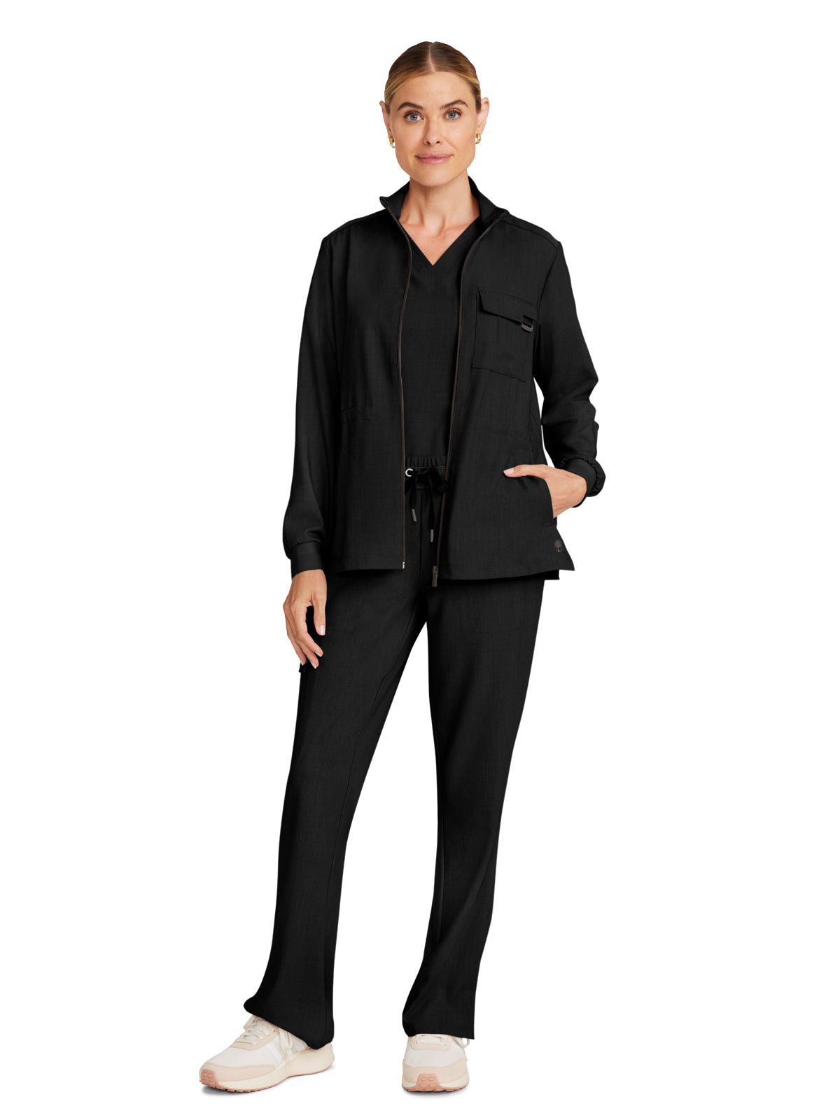 Women's 4-Pocket Utility Jacket - 360 - Black