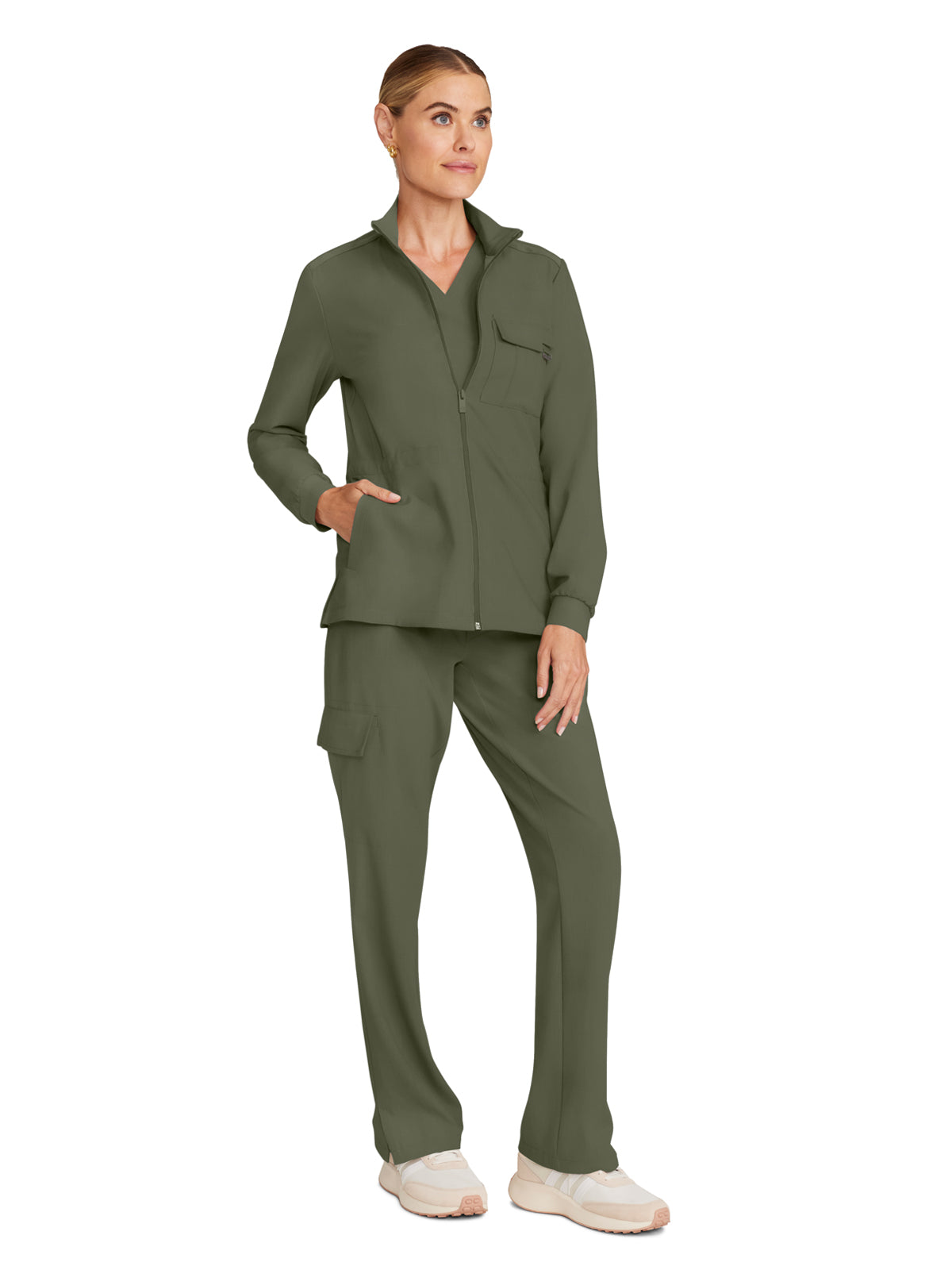 Women's 4-Pocket Utility Jacket - 360 - Olive