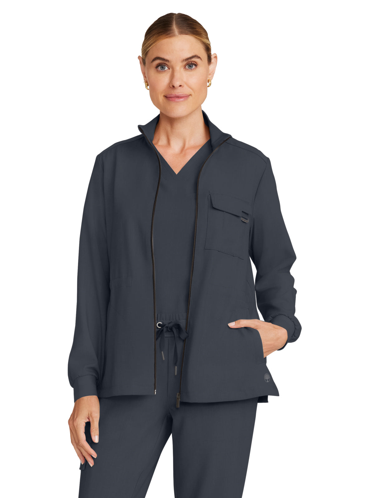 Women's 4-Pocket Utility Jacket - 360 - Pewter