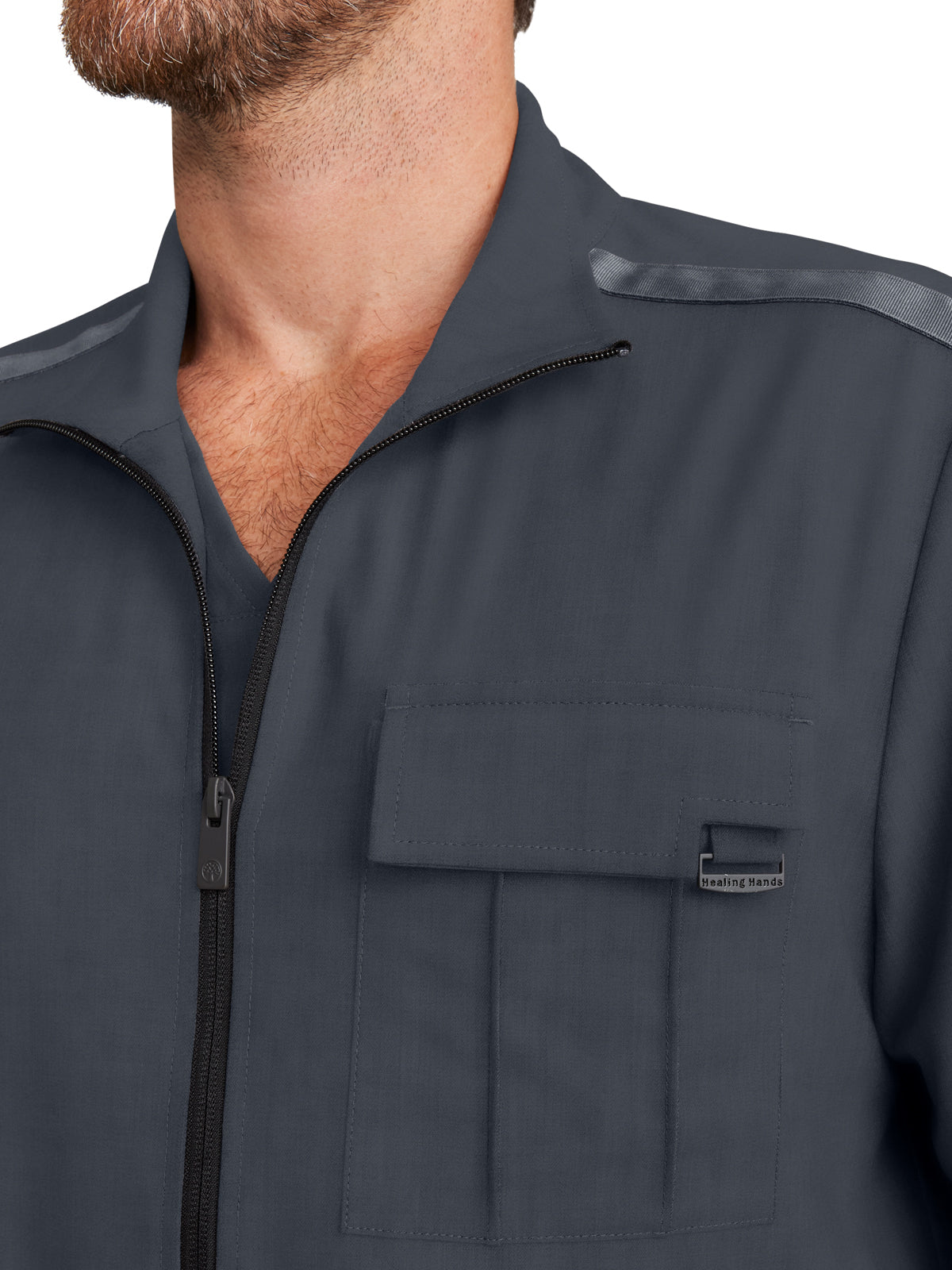 Men's 4-Pocket Utility Jacket - 361 - Pewter