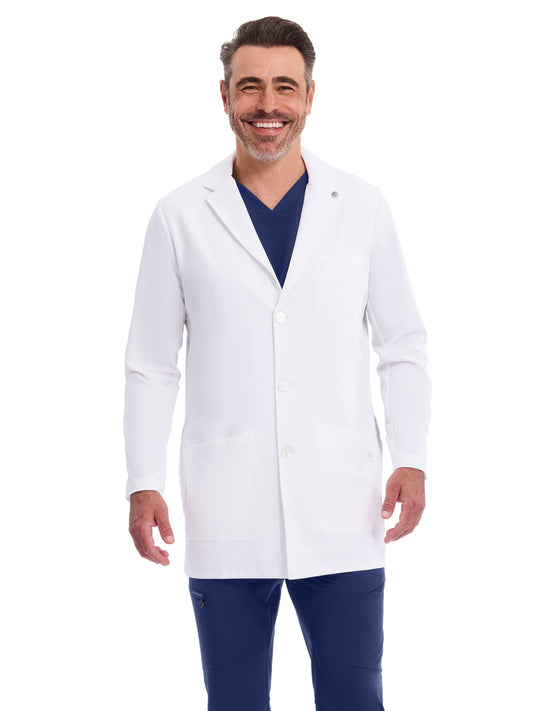 Men's Five-Pocket 35.5" Logan Lab Coat - 5100 - White