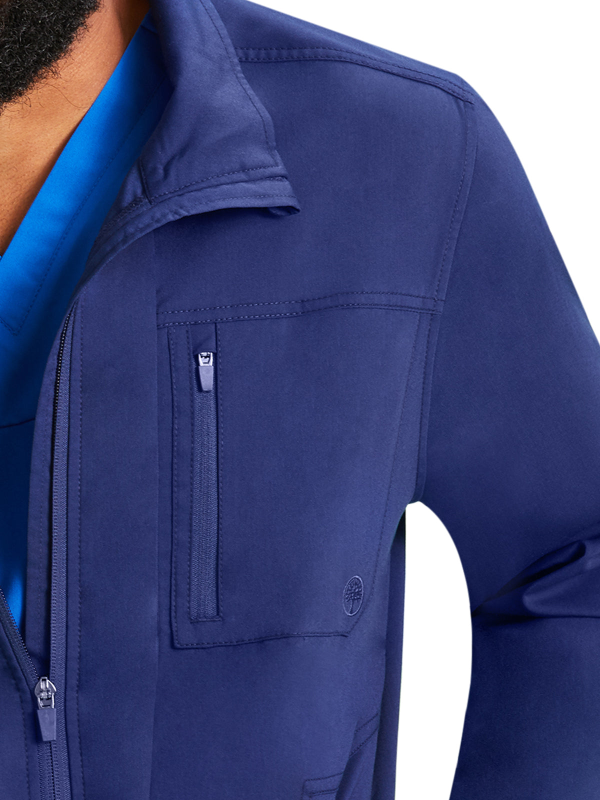 Men's 6-Pocket Jonathan Rib-Knit Jacket - 5530 - Navy