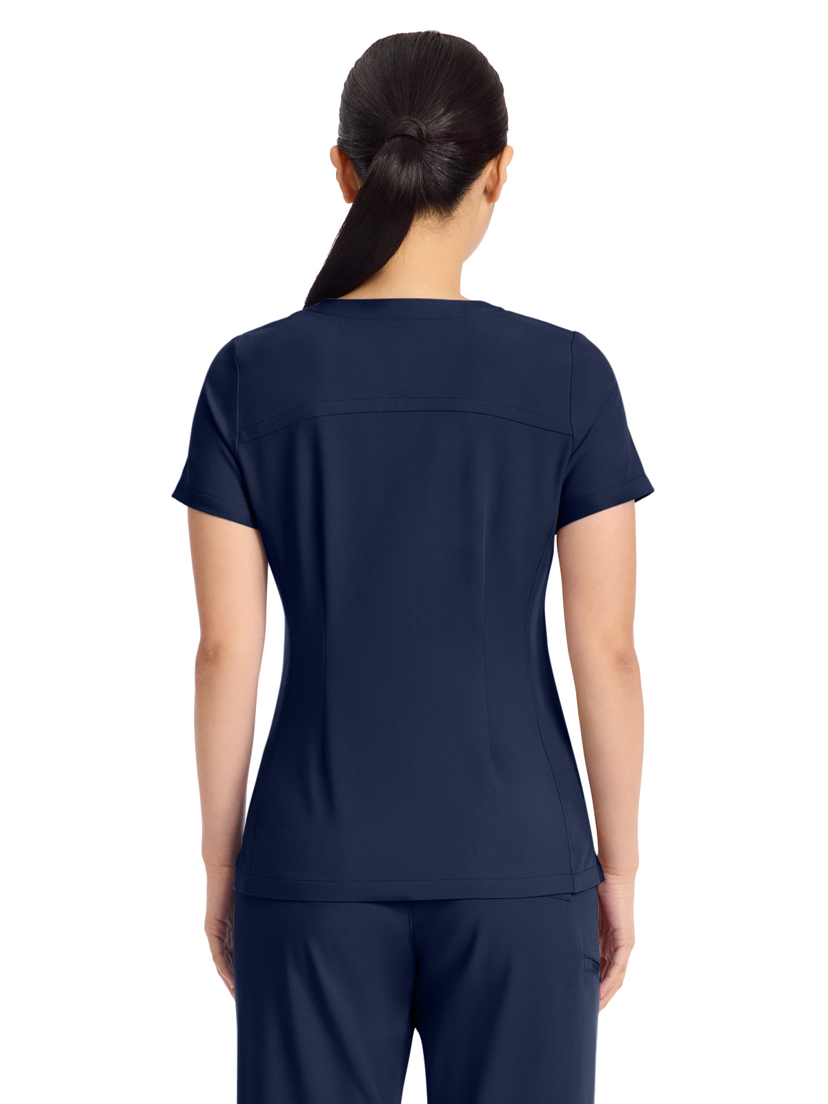 Women's 3-Pocket Y-Neck Top - 751 - Navy