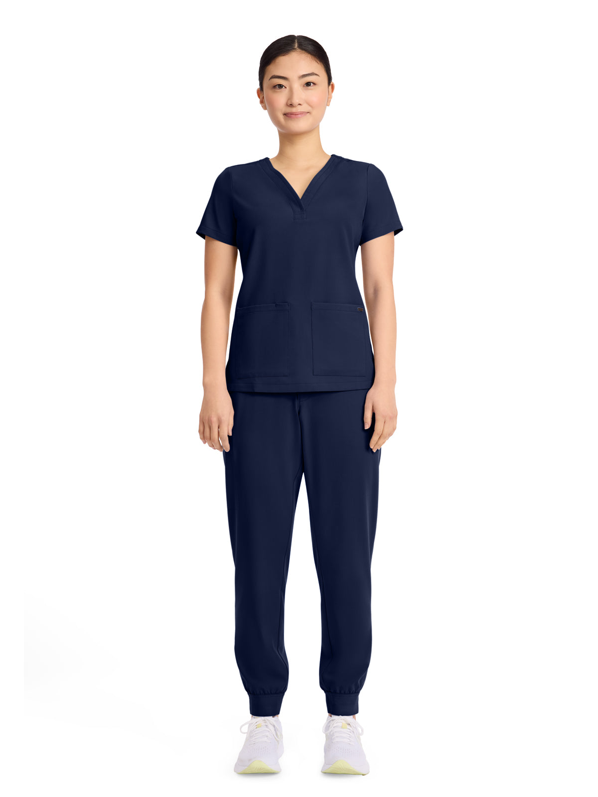 Women's 3-Pocket Y-Neck Top - 751 - Navy