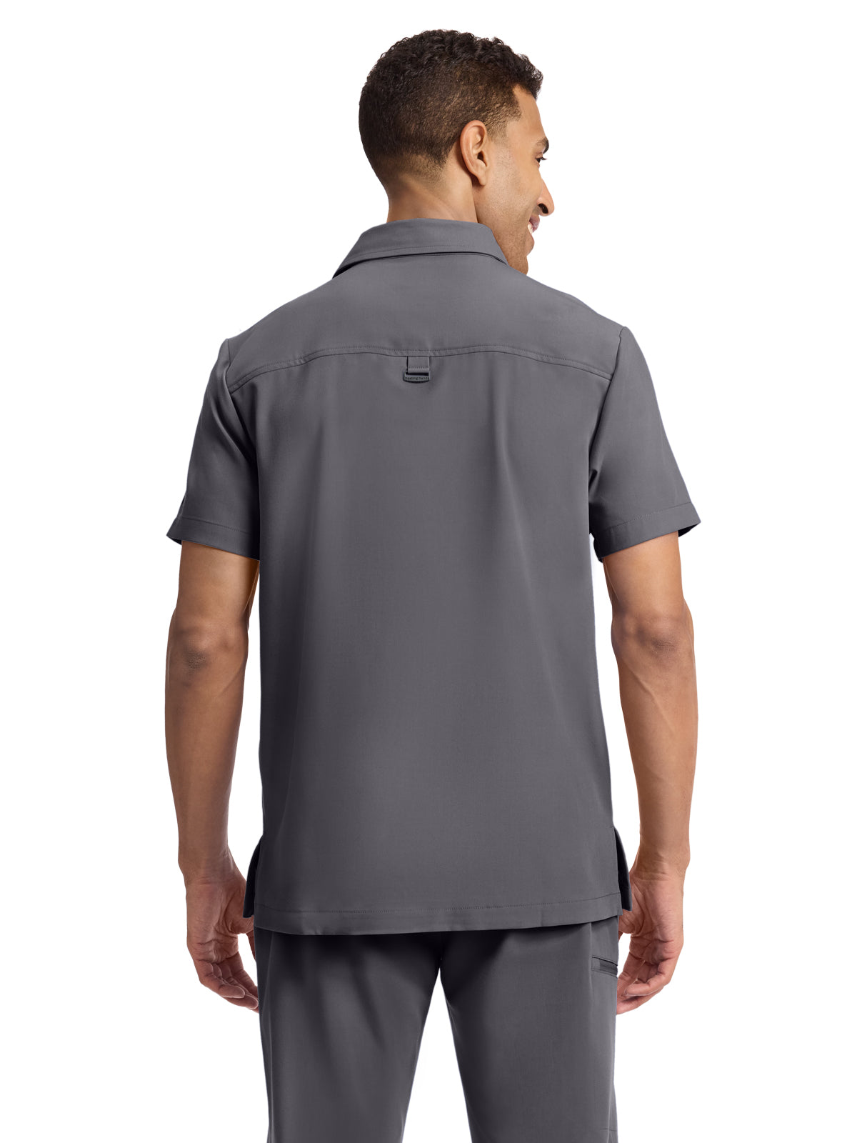 Men's 3-Pocket Polo Collar Top - 759 - Pewter