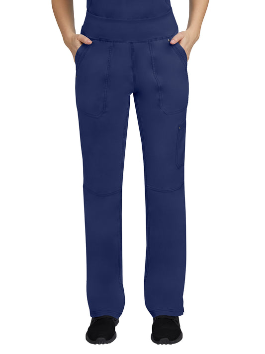 Women's 5-Pocket Tori Yoga Waistband Pant - 9133 - Navy