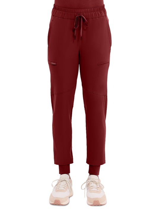 Women's 6-Pocket Naya Moisture Wicking Pant - 9156 - Garnet Red