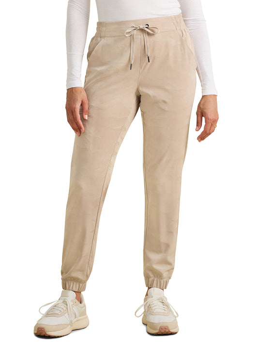 Women's 5-Pocket Tate Modern Fit Camo Pant - 9350 - Khaki