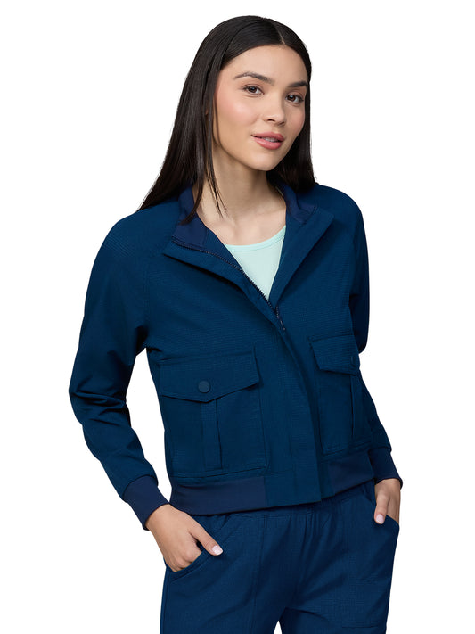 Women's Four-Pocket Artesia Jacket - 485 - Navy