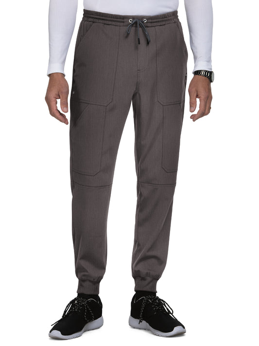 Men's Seven-Pocket Jogger Day to Night Pant - 608 - Heather Grey