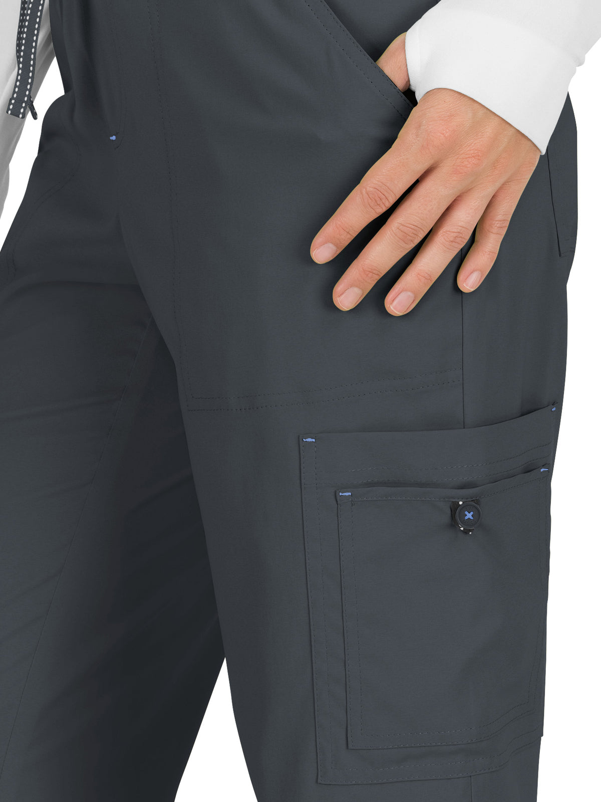 Women's 8-Pocket Stretch Cargo Holly Pant - 731 - Charcoal