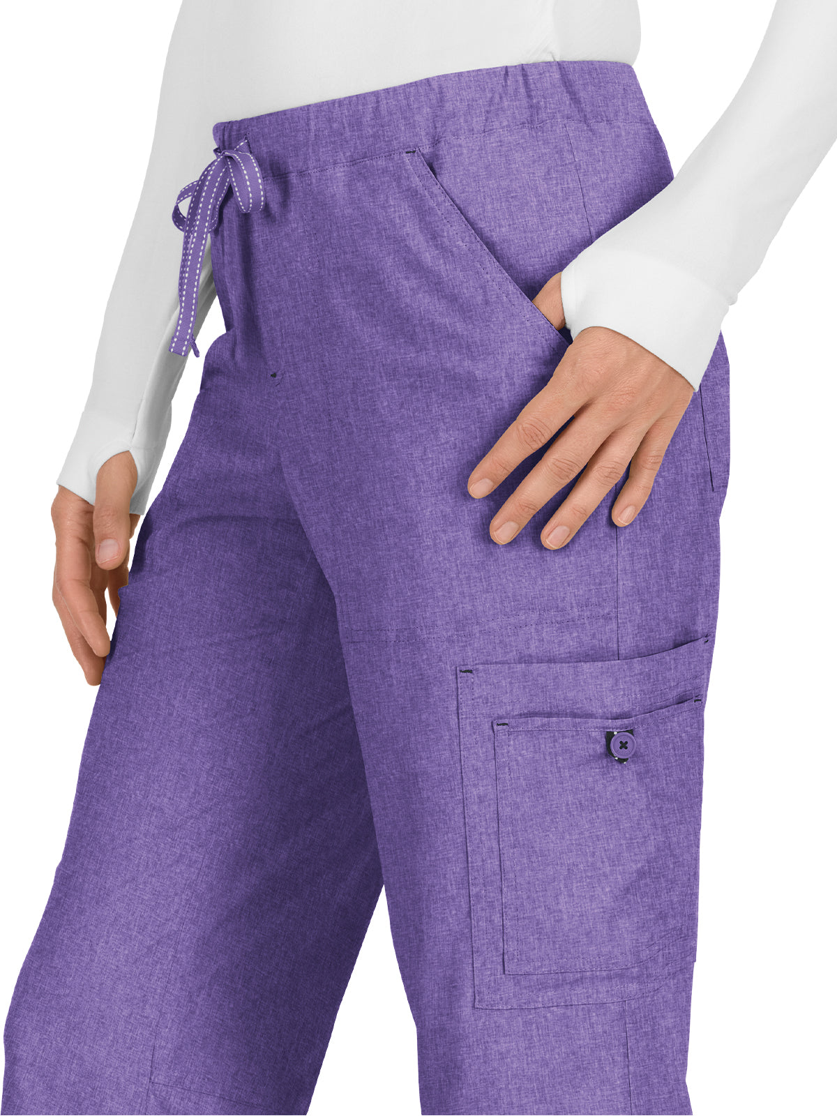 Women's 8-Pocket Stretch Cargo Holly Pant - 731 - Heather Wisteria