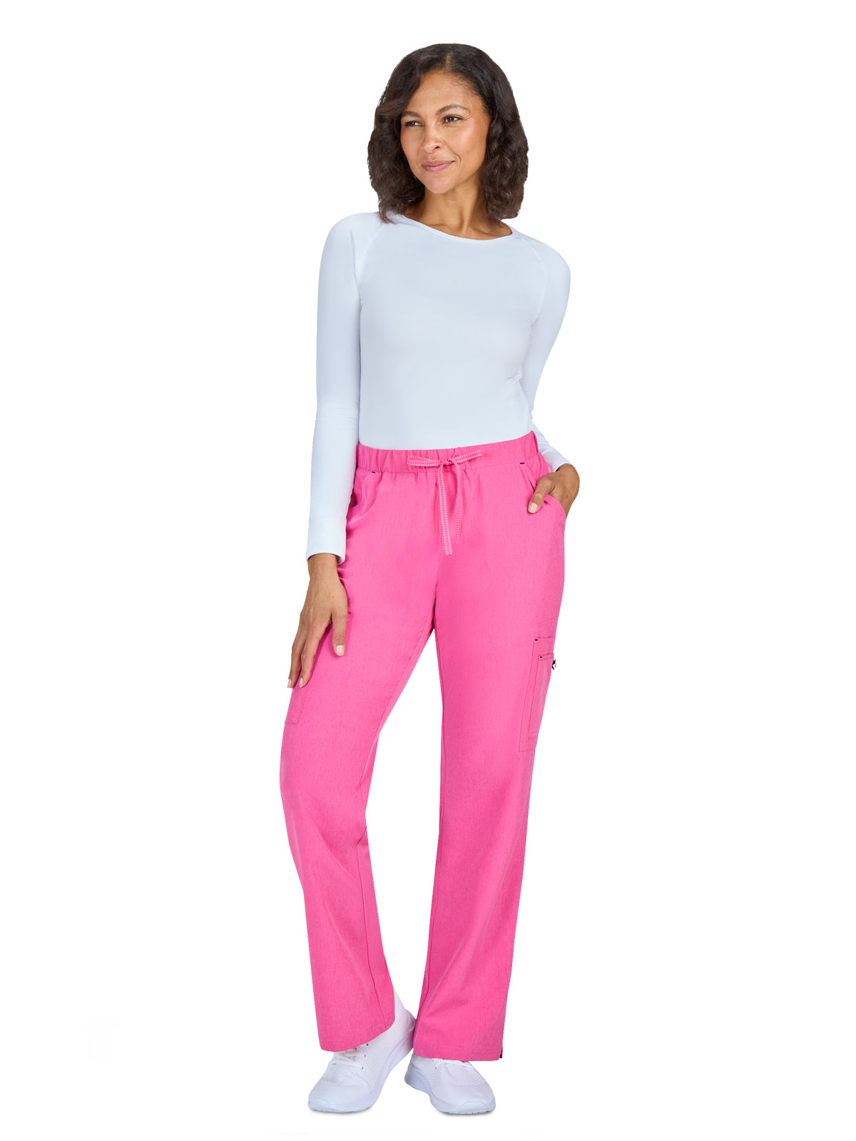 Women's 8-Pocket Stretch Cargo Holly Pant - 731 - Heather Pink Lemonade