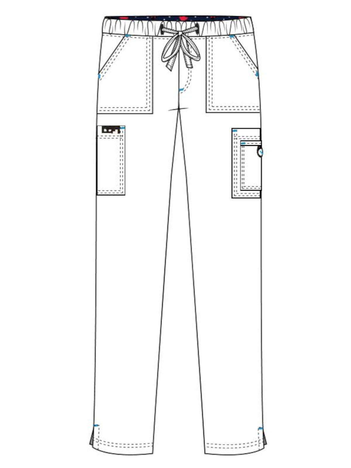 Women's 8-Pocket Stretch Cargo Holly Pant - 731 - Ruby