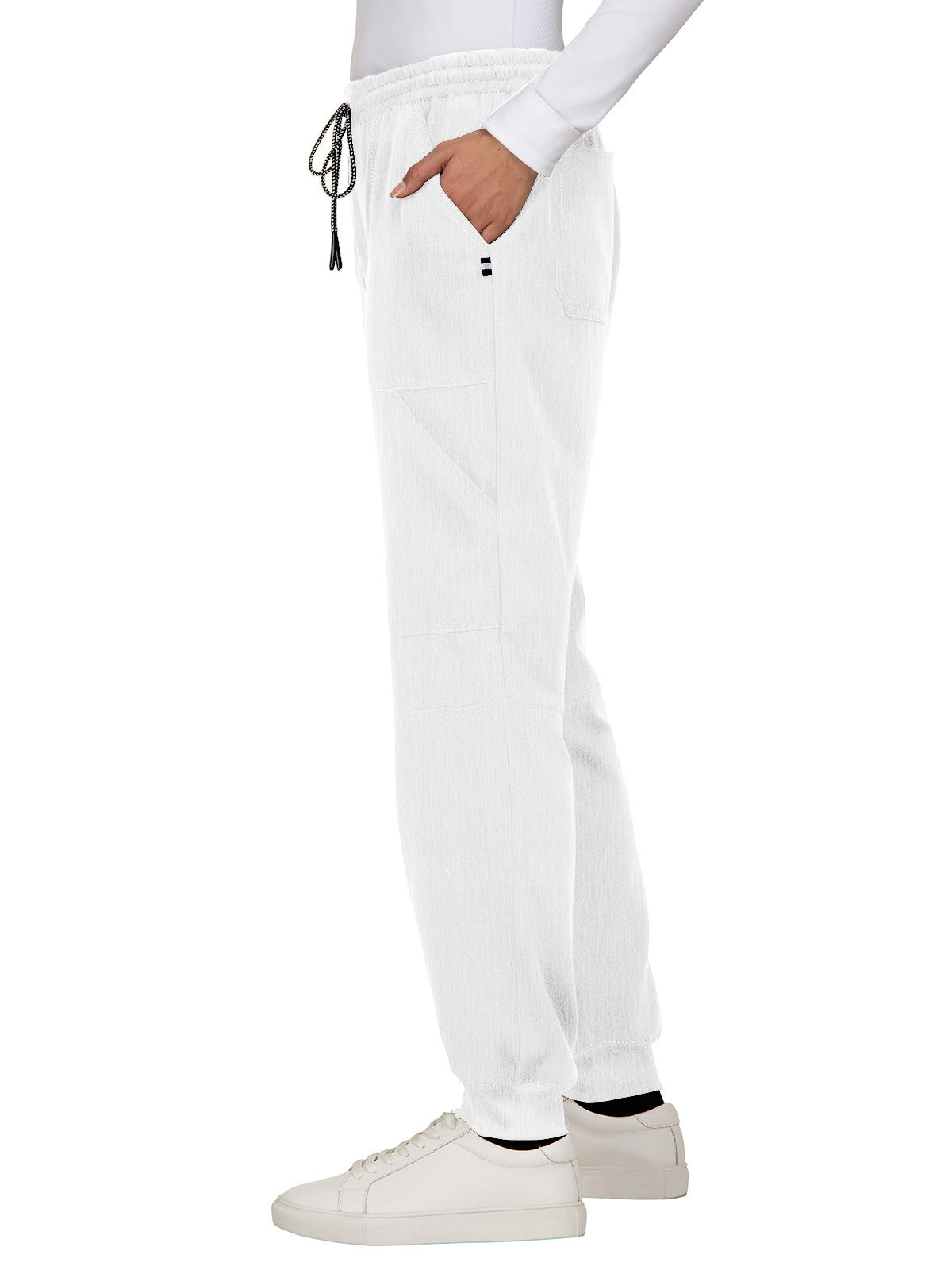 Women's 7-Pocket Stretch Jogger Good Vibe Pant - 740 - White