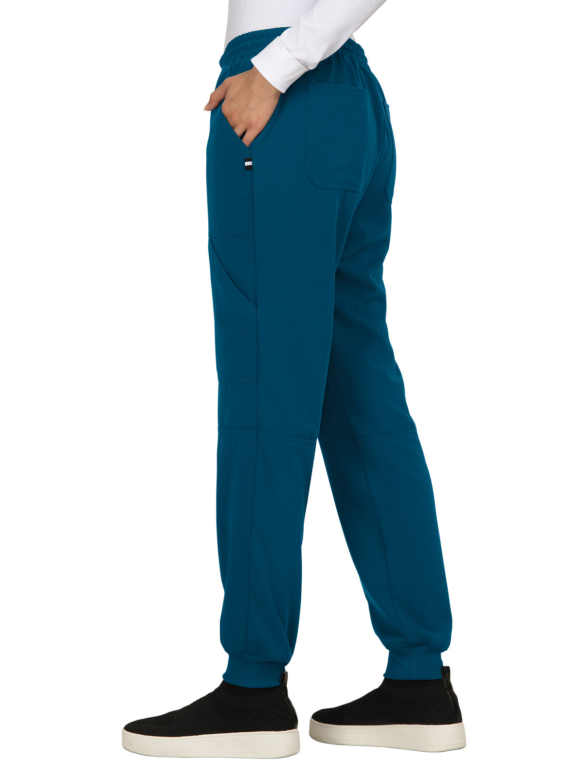 Women's 7-Pocket Stretch Jogger Good Vibe Pant - 740 - Caribbean Blue