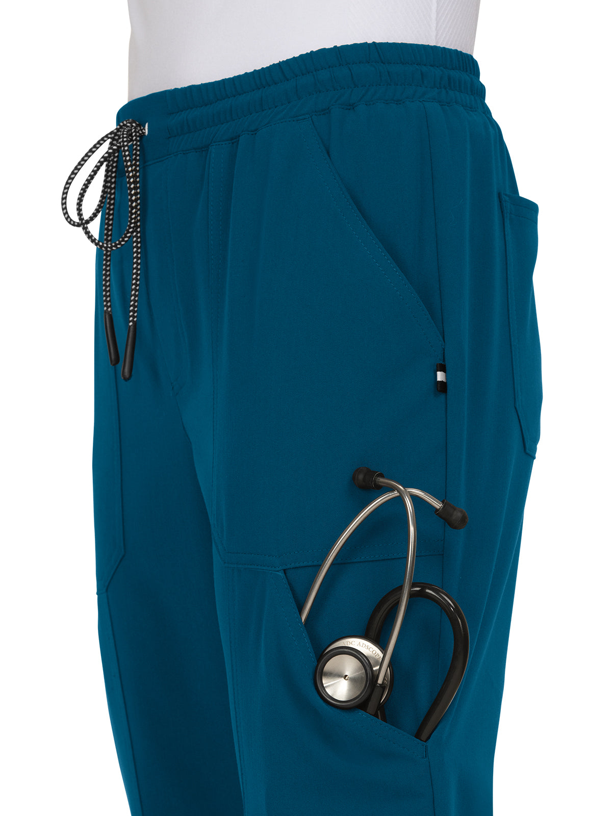 Women's 7-Pocket Stretch Jogger Good Vibe Pant - 740 - Caribbean Blue