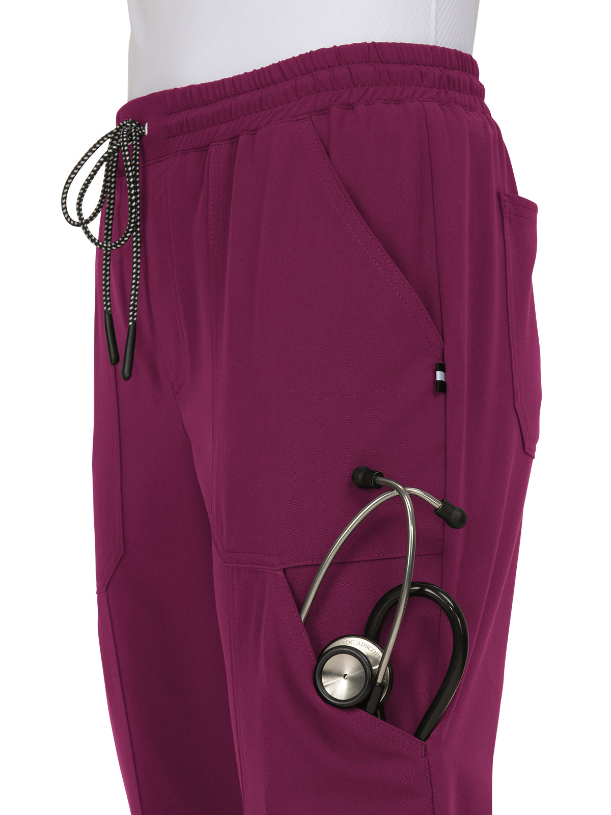 Women's 7-Pocket Stretch Jogger Good Vibe Pant - 740 - Wine