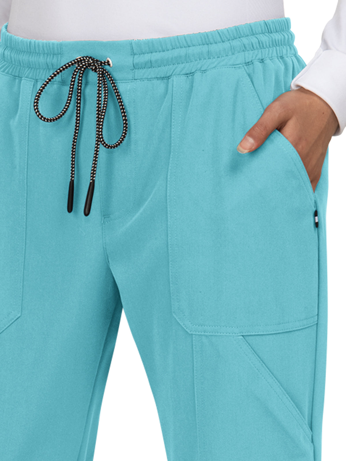Women's 7-Pocket Stretch Jogger Good Vibe Pant - 740 - Sea Glass