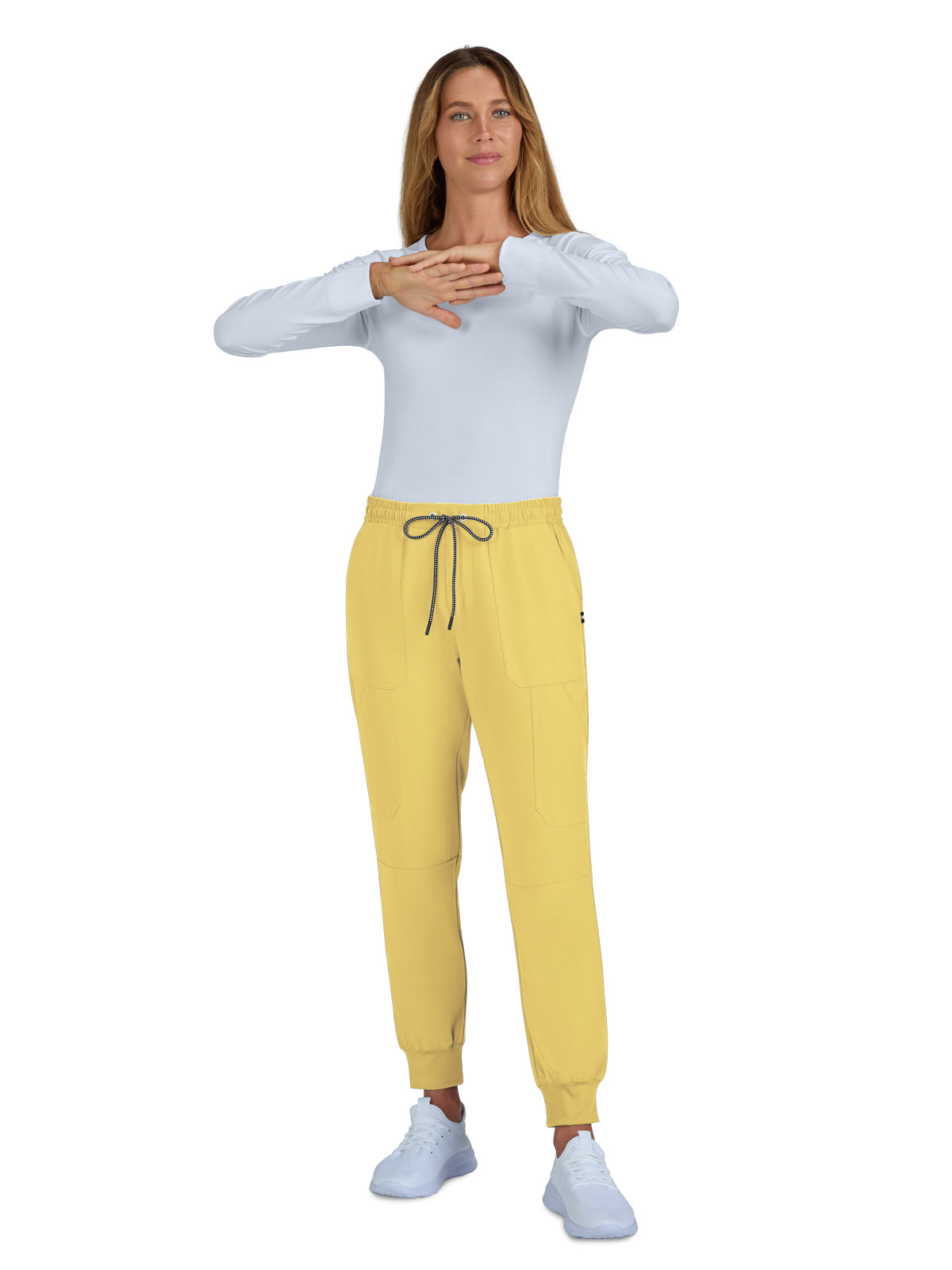 Women's 7-Pocket Stretch Jogger Good Vibe Pant - 740 - Butter Yellow