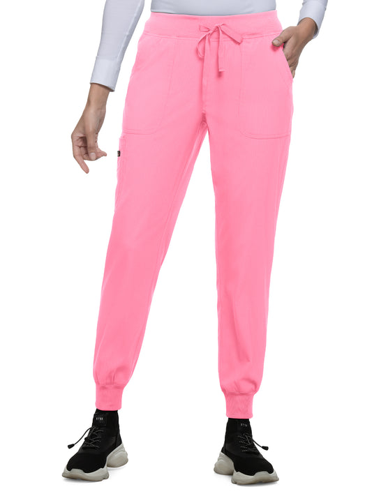 Women's Six-Pocket Stretch Jogger Fierce Pant - 750 - Peony Pink