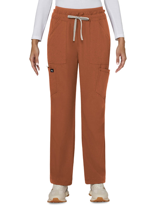 Women's Six-Pocket Wide-Leg Freda Pant - 785 - Dark Copper