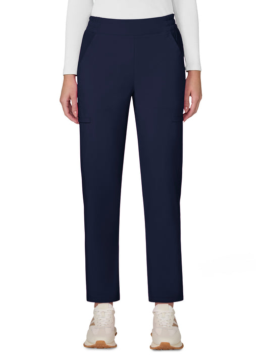 Women’s Six-Pocket Chessa Scrub Pant - 786 - Navy