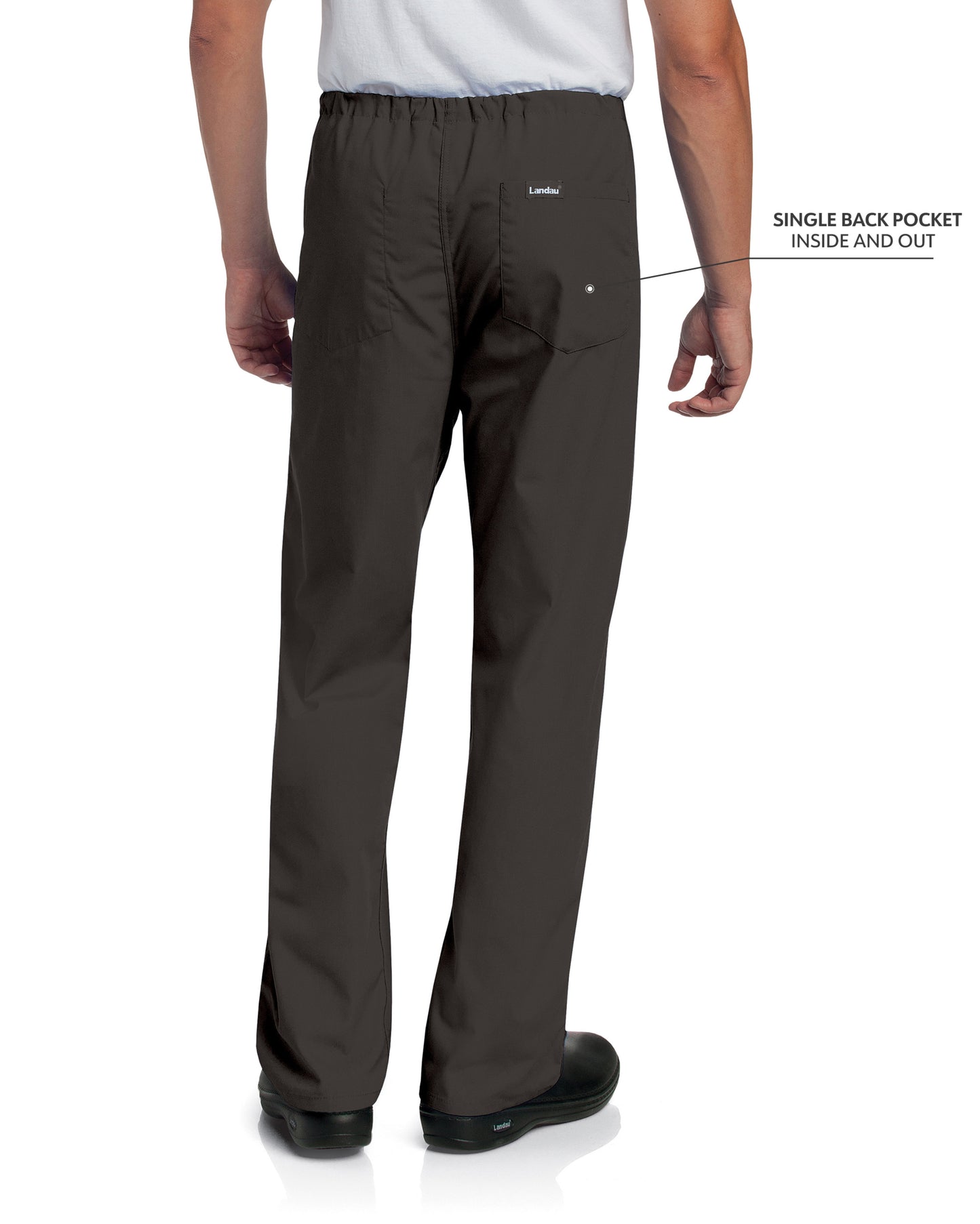 Unisex Reversible High-Rise Waist Pant - 7602 - Black