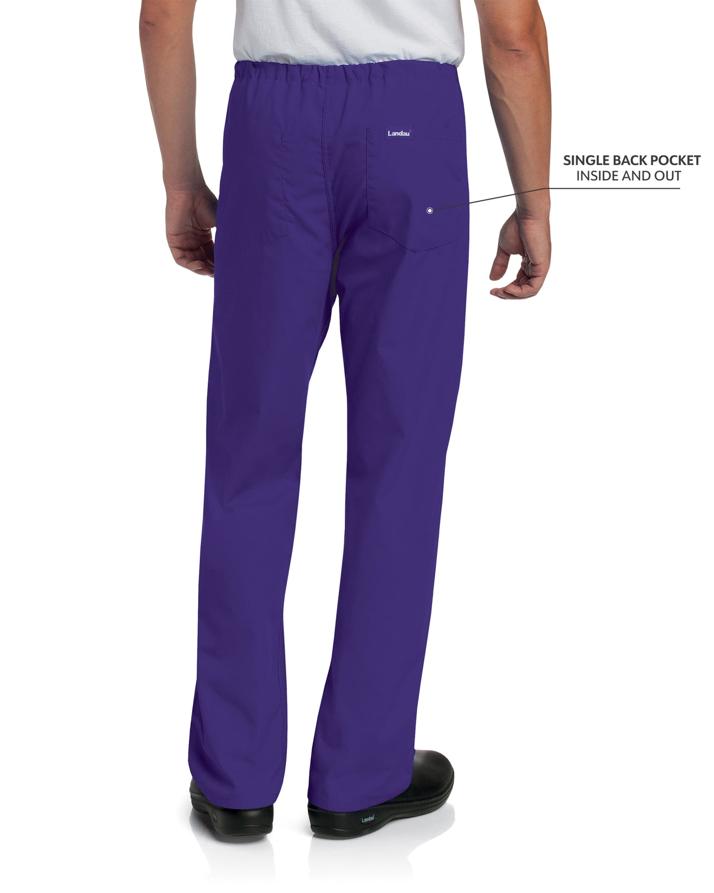 Unisex Reversible High-Rise Waist Pant - 7602 - Grape