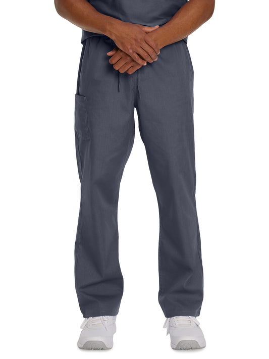 Unisex Two-Pocket High Rise Waist Straight Leg Pant - 85221 - Steel Grey