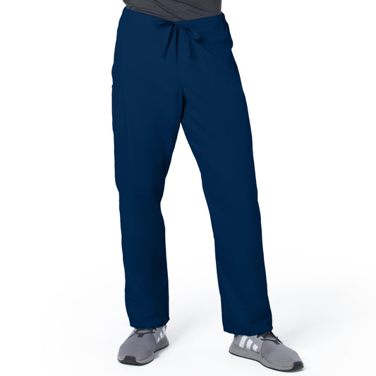 Unisex Two-Pocket High Rise Waist Straight Leg Pant - 85221 - Navy