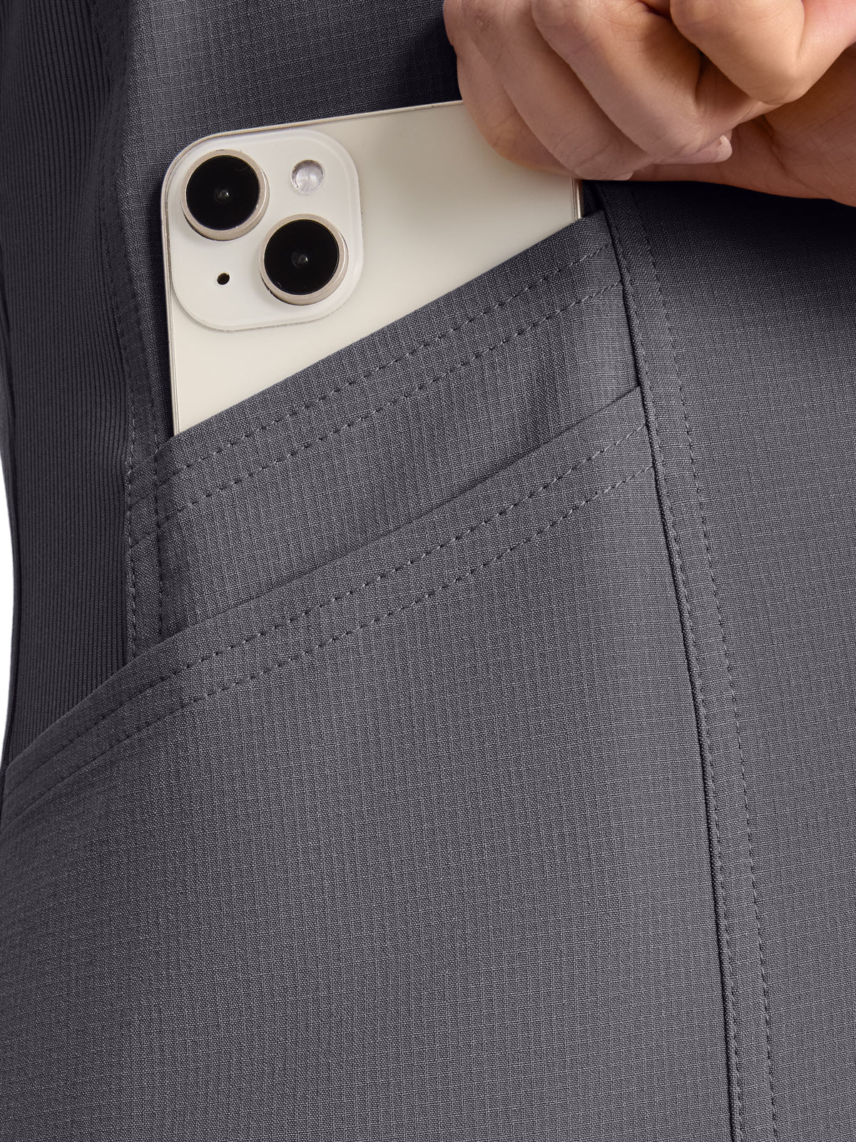 Women's 4-Pocket Zip Front Vest - 500 - Pewter