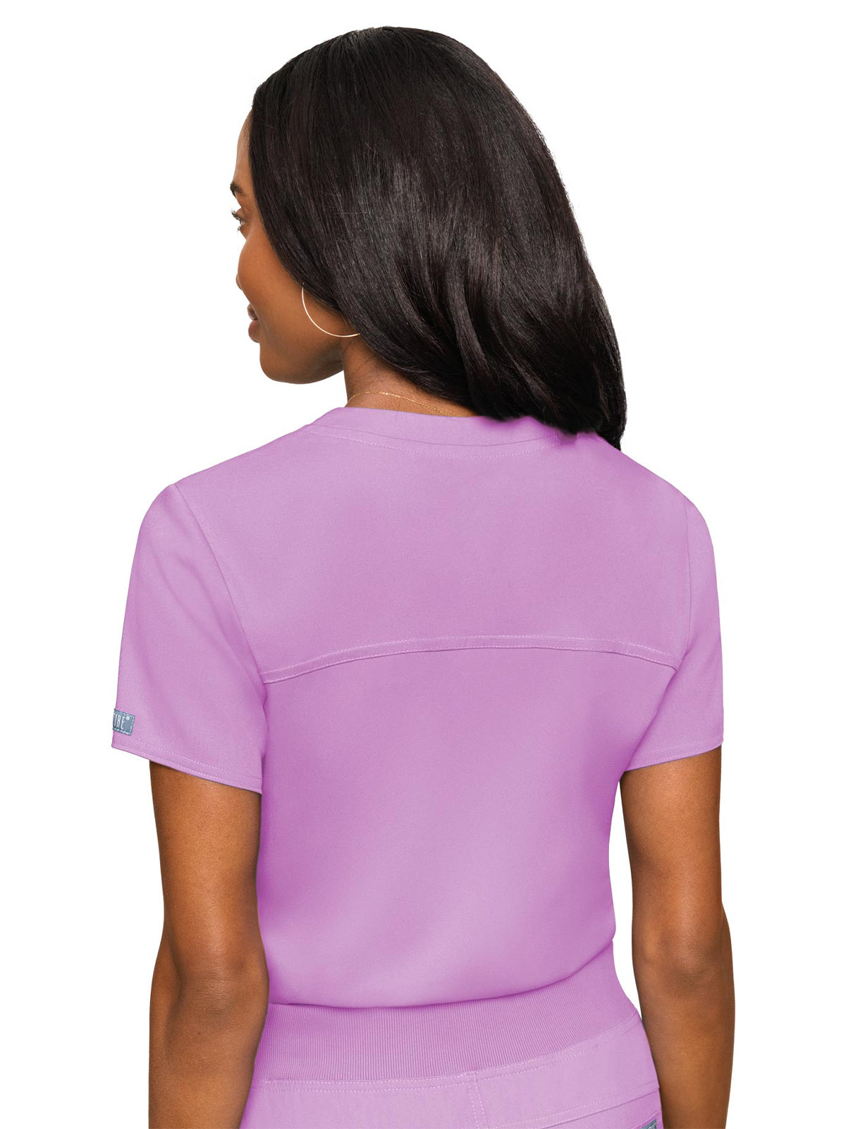 Women's 1-Pocket V-Neck Top - 7448 - Lilac