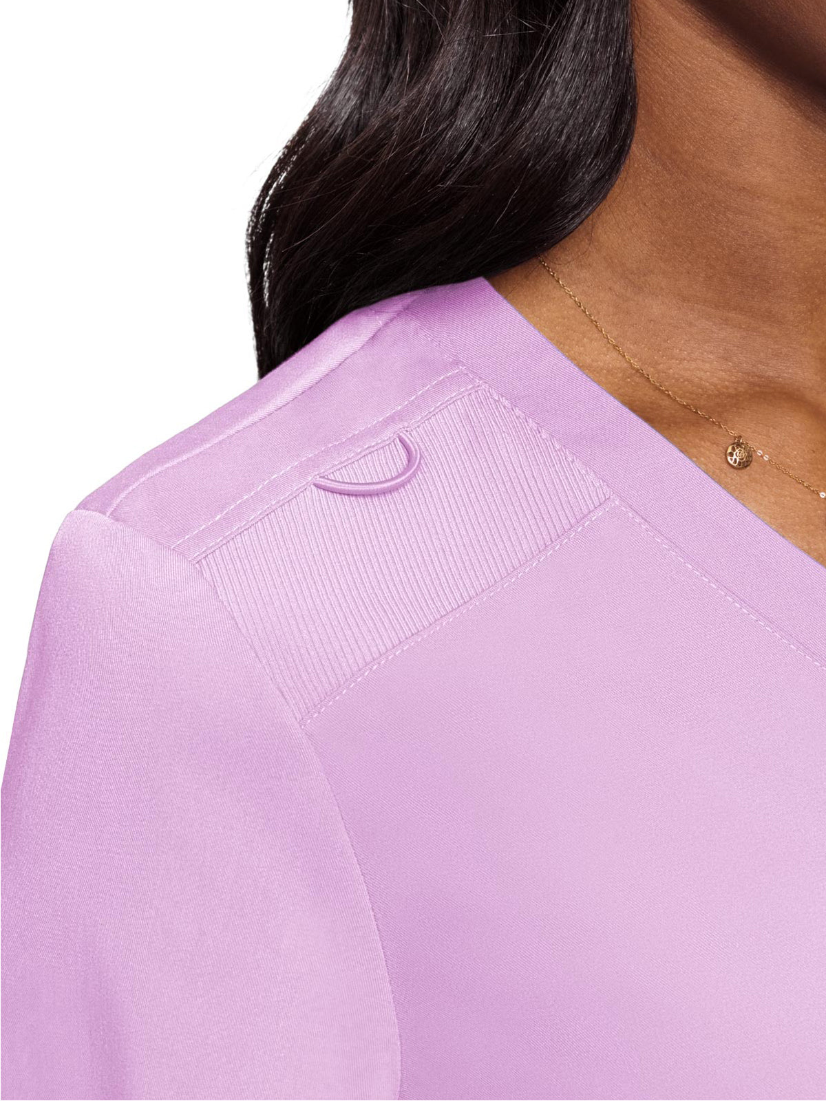 Women's 1-Pocket V-Neck Top - 7448 - Lilac
