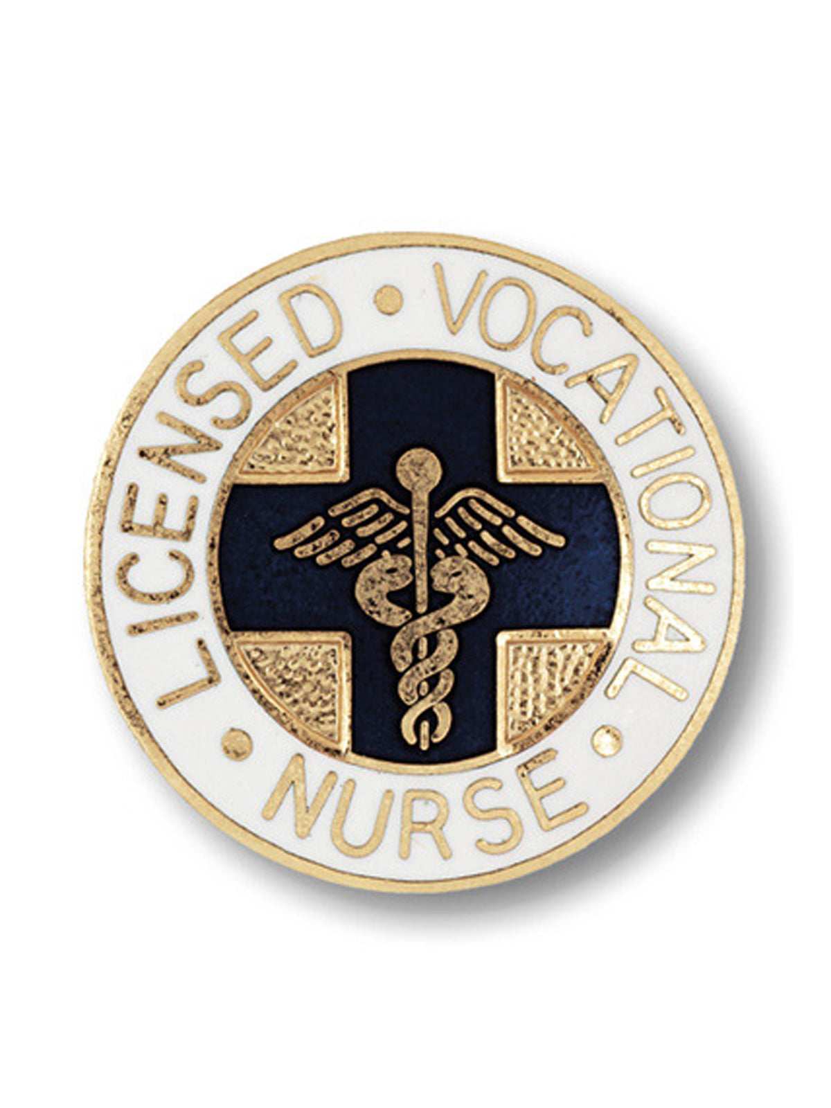 Licensed Vocational Nurse Cloisonne Pin (CA & TX Only) - 1032 - Standard