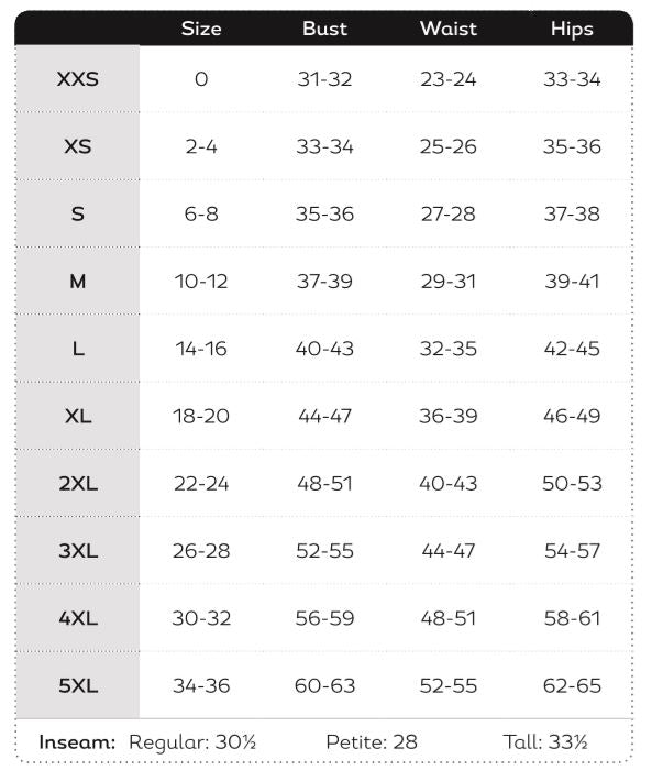 SIZECHART