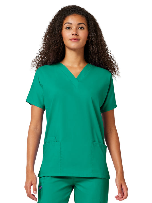 Women's 2-Pocket V-Neck Top - 4700 - Surgical Green