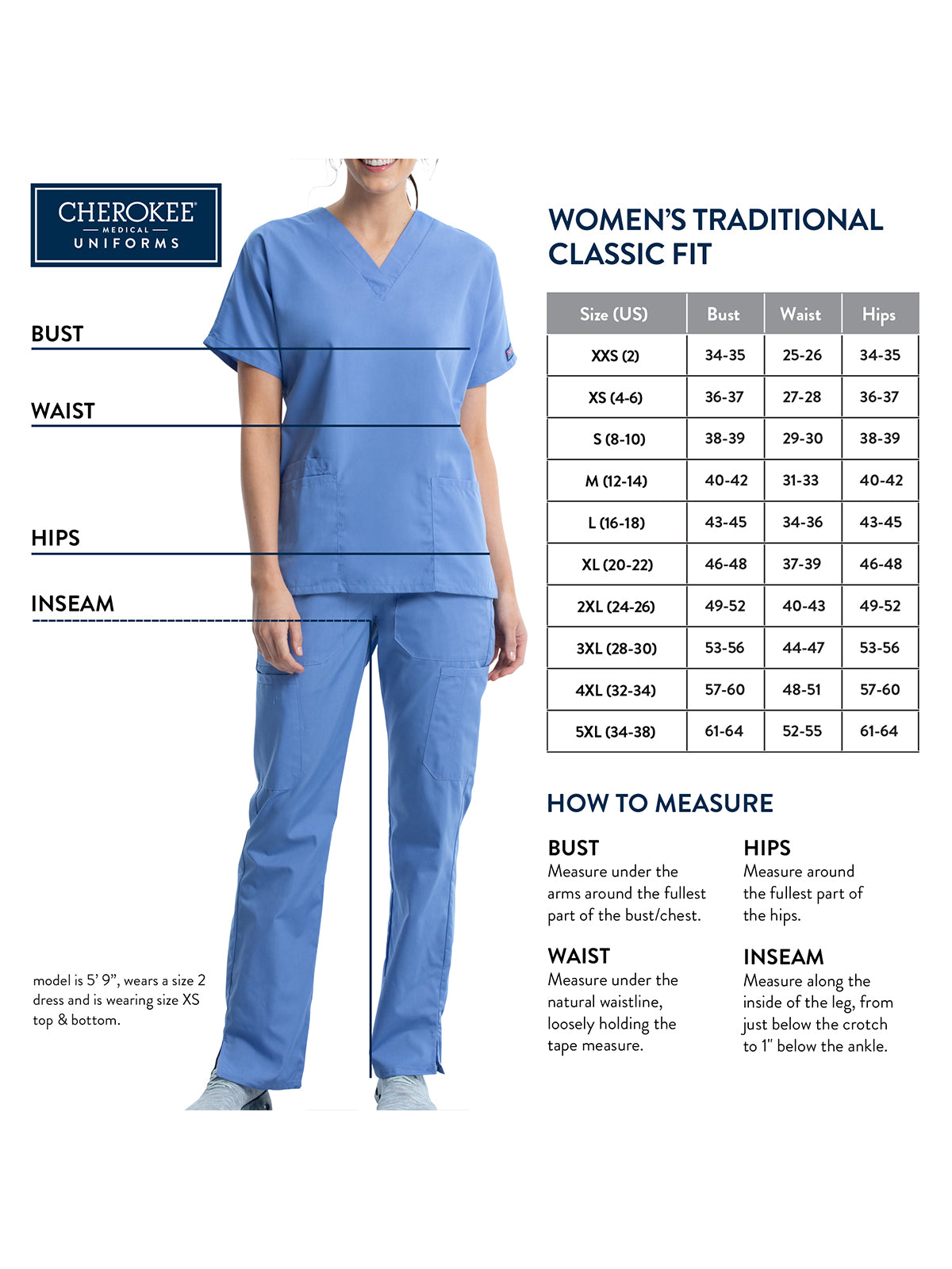Women's 2-Pocket V-Neck Top - 4700 - Wine