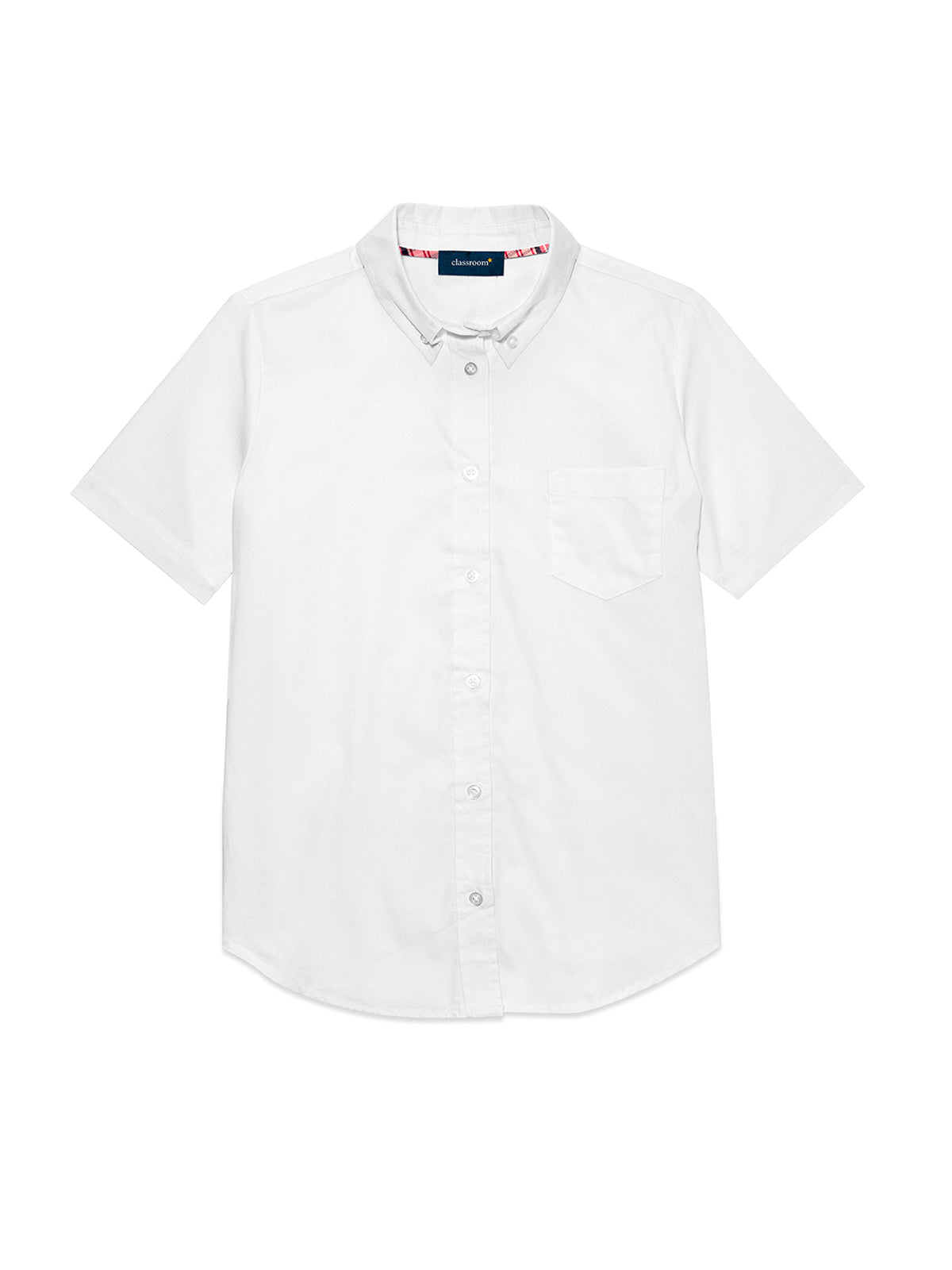 Junior Girls' Short Sleeve Oxford Shirt - 57424 - White