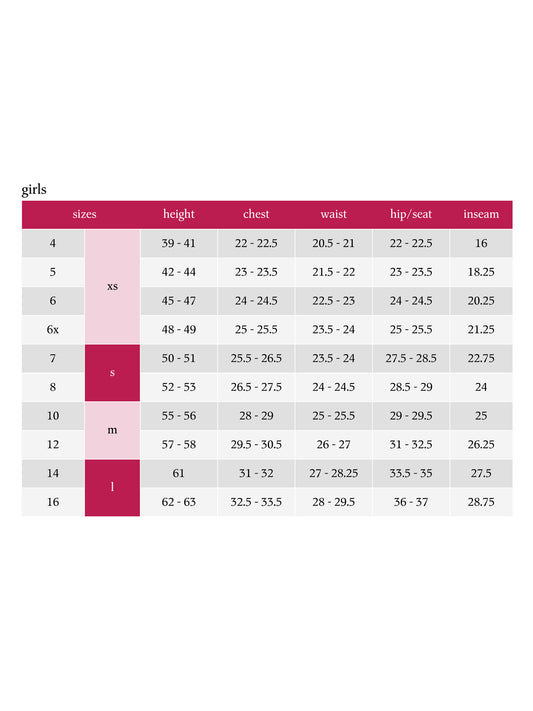 SIZECHART