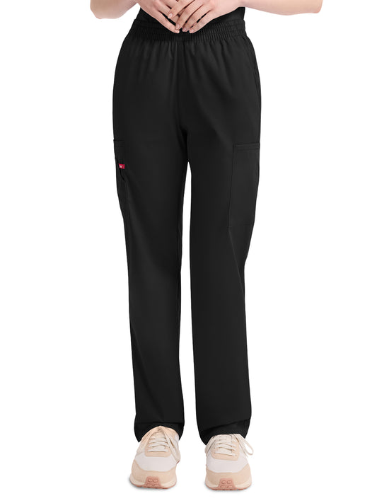 Women's 6-Pocket Natural Rise Tapered Leg Pant - 86106 - Black