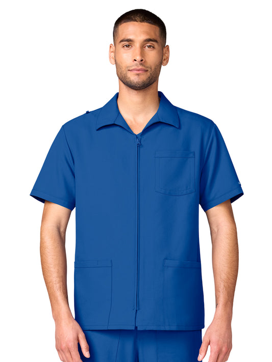 Men's 3-Pocket Full Zip Jacket - CK00027 - Royal