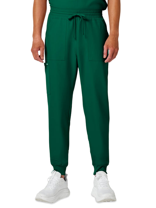 Men's 4-Pocket Mid Rise Jogger Pant - CK00035A - Hunter Green