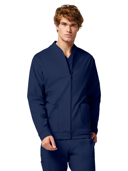 Men's 2-Pocket Zip Front Jacket - CK00036 - Navy