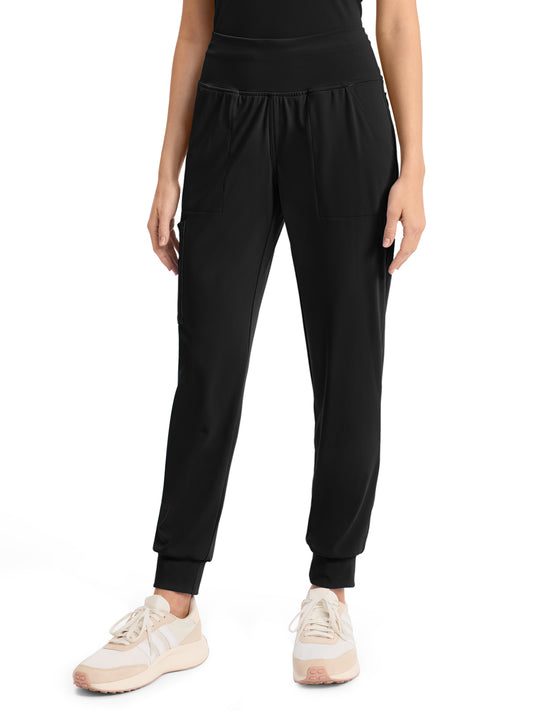 Women's 5-Pocket Jogger Pant - CK033 - Black